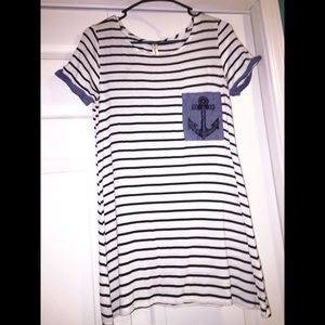 ⚓️Anchor pocket t-shirt dress